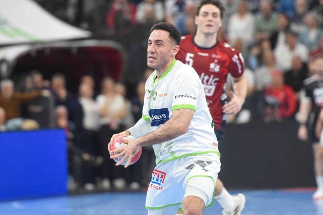 Handball I Herren I Saison 2025-2026 I Bundesliga I 23. Spieltag I SG Flensburg-Handewitt - HSG Wetzlar I 27.02.2026 Ahmed Nafea (79, HSG Wetzlar) Copyright: xLobeca JanxKirschnerx