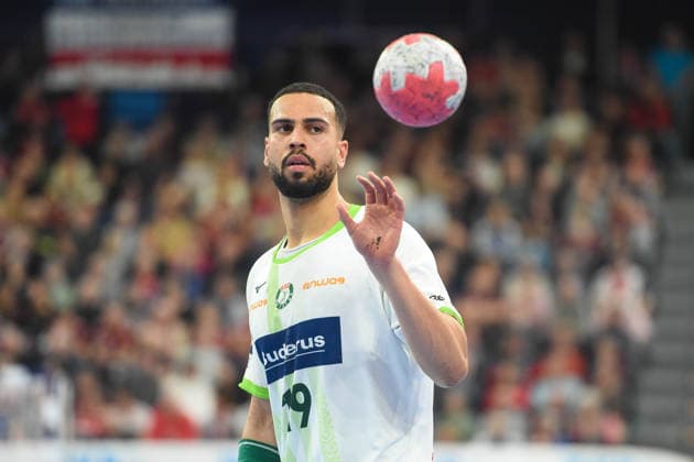 Handball I Herren I Saison 2025-2026 I Bundesliga I 23. Spieltag I SG Flensburg-Handewitt - HSG Wetzlar I 27.02.2026 Philipp Ahouansou (19, HSG Wetzlar) Copyright: xLobeca JanxKirschnerx