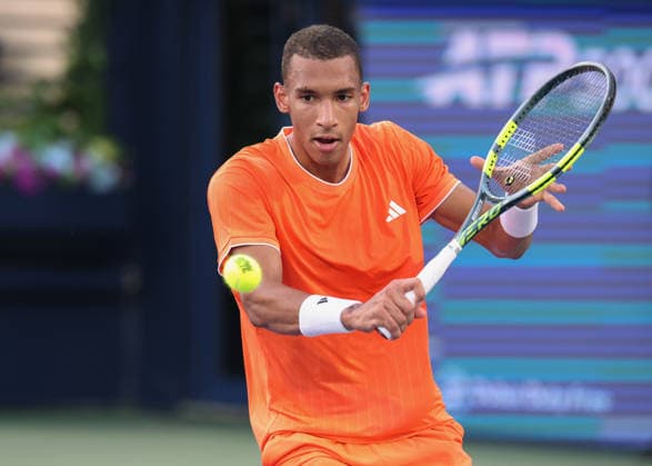 Felix Auger-Aliassime (CAN), Dubai Duty Free Tennis Championships, Dubai, U.A.E. Tennis - Dubai Tennis Championships 2026 - ATP, Tennis Herren - Dubai Duty Free Tennis Stadium - Dubai - - United Arab Emirates - 28 February 2026. Copyright: xJuergenxHasenkopfx