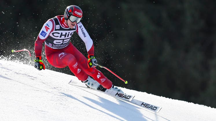 ALPINE SKIING - FIS WC Garmisch-Partenkirchen GARMISCH-PARTENKIRCHEN,GERMANY,28.FEB.26 - ALPINE SKIING - FIS World Cup, downhill, men. Image shows Stefan Babinsky (AUT).  GEPAxpictures xThomasxBachun