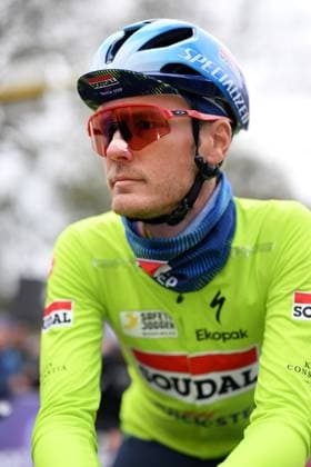 Dutch Dylan Van Baarle of Soudal Quick-Step pictured at the start of the 81st edition of the men s one-day cycling race Omloop Het Nieuwsblad (UCI World Tour), the opening race of the Flemish one-day classics season, 207,6 km from Gent to Ninove, Saturday 28 February 2026. MAARTENxSTRAETEMANS  x165910249x