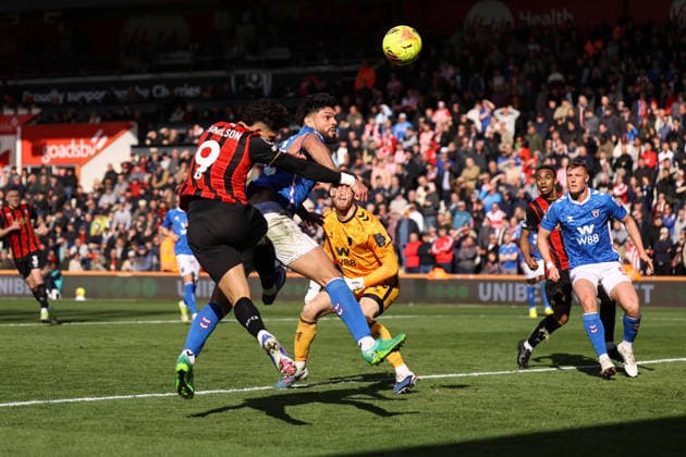 Bournemouth v Sunderland 28 February 2026, Bournemouth - Premier League Football - Bournemouth v Sunderland - Evanilson of Bournemouth scores their first goal - Photo: Jacques Feeney Offside. Bournemouth UK Copyright: xJacquesxFeeneyx xOffsidexOffside
