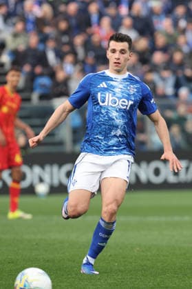 Como™s Anastasios Douvikas during the Serie A soccer match between Como and Lecce at the Giuseppe Sinigaglia stadium in Como, north Italy - February 28, 2026 - Soccer.  Copyright: xAntonioxSaia LaPressex