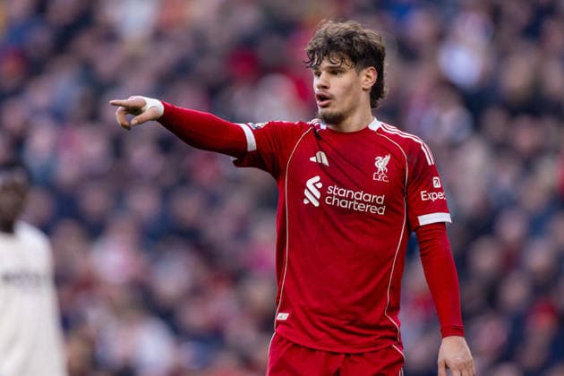 Football - FA Premier League - Liverpool FC v West Ham United FC LIVERPOOL, ENGLAND - Saturday, February 28, 2026: Liverpool s Milos Kerkez during the FA Premier League match between Liverpool FC and West Ham United FC at Anfield. (Photo by David Rawcliffe Propaganda) LIVERPOOL Anfield MERSEYSIDE ENGLAND  Copyright: xDavidxRawcliffex P2026-02-28-Liverpool_West_Ham-104