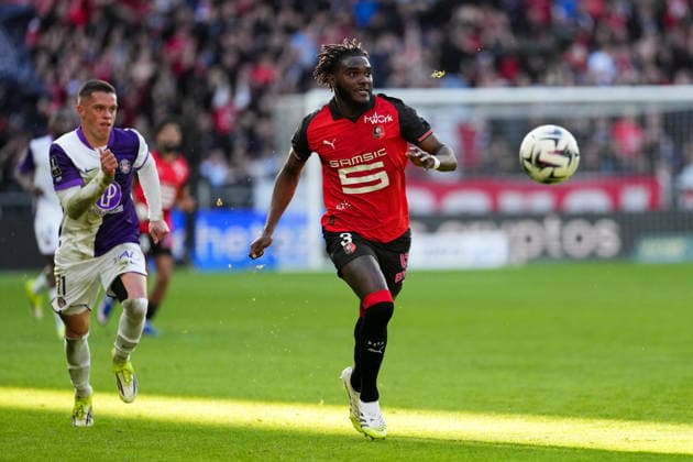 Stade Rennais FC v Toulouse FC - Ligue 1 McDonald s 2025 2026 03 Lilian BRASSIER (srfc) during the Ligue 1 McDonald s match between Rennes and Toulouse at Roazhon Park on February 28, 2026 in Rennes, France. Rennes France  Copyright: xFEPx 776348309