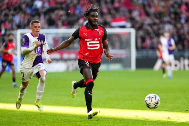 Stade Rennais FC v Toulouse FC - Ligue 1 McDonald s 2025 2026 03 Lilian BRASSIER (srfc) during the Ligue 1 McDonald s match between Rennes and Toulouse at Roazhon Park on February 28, 2026 in Rennes, France. Rennes France  Copyright: xFEPx 776348309