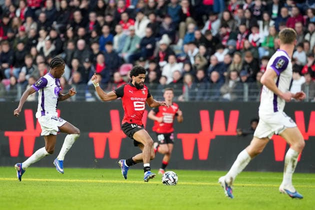 Stade Rennais FC v Toulouse FC - Ligue 1 McDonald s 2025 2026 45 Mahdi CAMARA (srfc) during the Ligue 1 McDonald s match between Rennes and Toulouse at Roazhon Park on February 28, 2026 in Rennes, France. Rennes France  Copyright: xFEPx 776348309