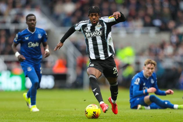 Newcastle United v Everton, Premier League Anthony Elanga Of Newcastle United in action during the Newcastle United v Everton Premier League match at St. James Park, Newcastle Upon Tyne, England on 28 February 2026 Credit: Lee Keuneke Every Second Media Editorial use only. All images are copyright Every Second Media Limited. No images may be reproduced without prior permission. All rights reserved. Premier League and Football League images are subject to licensing agreements with Football DataCo Limited. see https: www.football-dataco.com Copyright: xIMAGO EveryxSecondxMediax ESM-1827-0155 LeexKeunekex xEveryxSecondxMediax