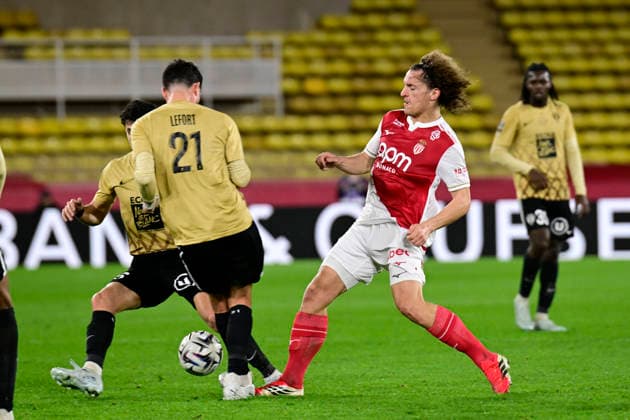 FOOTBALL : AS Monaco VS Angers SCO - Ligue 1 McDonald s - 28 02 2026 Wout Faes (ASM) - Ligue 1 McDonald s match between AS Monaco and Angers SCO on February 28, 2026 at the Louis II Stadium in Monaco MonacoMonaco  Copyright: xWilliamxCannarellax