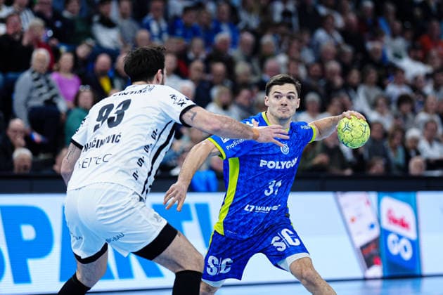 Veron Nacinovic (THW Kiel, 93), Kay Smits (VfL Gummersbach, 31) GER, THW Kiel vs. VfL Gummersbach, Handball, 1. Bundesliga, Spieltag 23, Saison 2025 2026, 28.02.2026 GER, THW Kiel vs. VfL Gummersbach, Handball, 1. Bundesliga, Spieltag 23, Saison 2025 2026, 28.02.2026 Kiel Copyright: xEibner-Pressefoto MarcelxvonxFehrnx EP_MFN