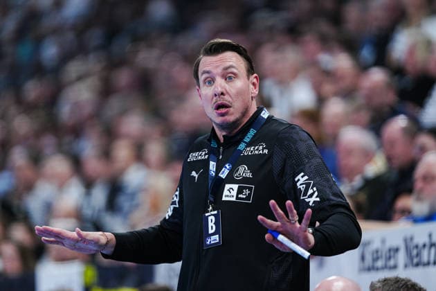 Filip Jicha (THW Kiel, Trainer) GER, THW Kiel vs. VfL Gummersbach, Handball, 1. Bundesliga, Spieltag 23, Saison 2025 2026, 28.02.2026 GER, THW Kiel vs. VfL Gummersbach, Handball, 1. Bundesliga, Spieltag 23, Saison 2025 2026, 28.02.2026 Kiel Copyright: xEibner-Pressefoto MarcelxvonxFehrnx EP_MFN
