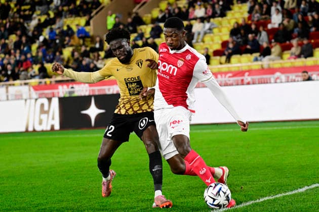 FOOTBALL : AS Monaco VS Angers SCO - Ligue 1 McDonald s - 28 02 2026 Ligue 1 McDonald s match between AS Monaco and Angers SCO on February 28, 2026 at the Louis II Stadium in Monaco MonacoMonaco  Copyright: xWilliamxCannarellax