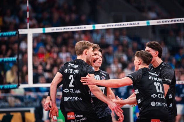 DVV-Pokal VfB Friedrichshafen - SVG Lüneburg 28.02.2026 Jackson Howe (SVG Lüneburg, 6); Volleyball, Zoi DVV-Pokalfinale: VfB Friedrichshafen vs. SVG Lüneburg am 28.02.2026 in der SAP-Arena, Mannheim Copyright: xBEAUTIFULxSPORTS Tonhäuserx