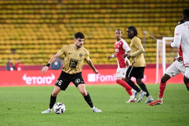 AS Monaco v Angers SCO - Ligue 1 McDonald s 2025 2026 06 Louis MOUTON (sco) during the Ligue 1 McDonald s match between Monaco and Angers at Stade Louis II on February 28, 2026 in Monaco, Monaco. Monaco Monaco  Copyright: xFEPx 776348302