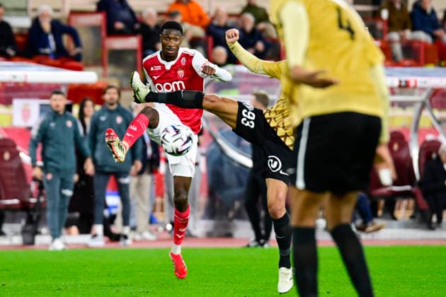 FOOTBALL : AS Monaco VS Angers SCO - Ligue 1 McDonald s - 28 02 2026 Aladji Bamba (ASM) - Ligue 1 McDonald s match between AS Monaco and Angers SCO on February 28, 2026 at the Louis II Stadium in Monaco MonacoMonaco  Copyright: xWilliamxCannarellax