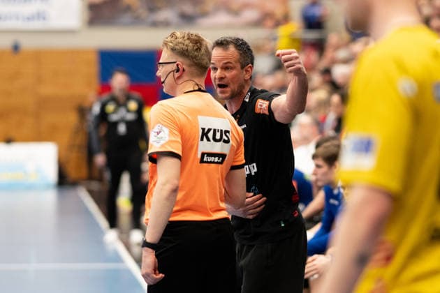 Matthias Flohr, (HBW Balingen Weilstetten, Trainer), aufgebracht HBW Balingen Weilstetten vs. HSC 2000 Coburg, Handball, 2. Bundesliga, 22. Spieltag, Saison 2025 2026, 28.02.2026 Eibner-Pressefoto Andreas Ulmer HBW Balingen Weilstetten vs. HSC 2000 Coburg, Handball, 2. Bundesliga, 22. Spieltag, Saison 2025 2026, 28.02.2026 Balingen Copyright: xEibner-Pressefoto AndreasxUlmerx EP_AUR