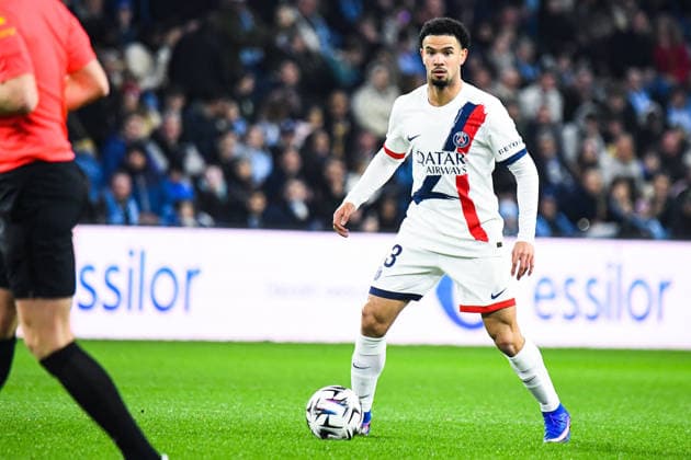 FOOTBALL : AC Le Havre vs Paris SG - Ligue 1 McDonald s - JournÃ e 24 - 28 02 2026 Warren Zaire-Emery (Paris SG) Le HavreFrance  Copyright: xBaptistexAutissierx