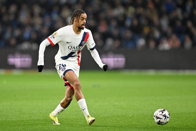 Le Havre Athletic Club v Paris Saint-Germain - Ligue 1 McDonald s 2025 2026 29 Bradley BARCOLA (psg) during the Ligue 1 McDonald s match between Le Havre and Paris at Stade Oceane on February 28, 2026 in Le Havre, France. Le Havre France  Copyright: xFEPx 776348301