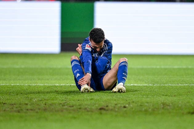 28.02.2026, Fussball, 2. Bundesliga, Saison 2025 2026, 24. Spieltag, SpVgg Greuther Fürth - FC Schalke 04, Dejan Ljubicic (FC Schalke 04) xRHR-FOTO YYx