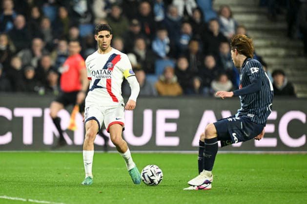 Le Havre Athletic Club v Paris Saint-Germain - Ligue 1 McDonald s 2025 2026 02 Achraf HAKIMI (psg) during the Ligue 1 McDonald s match between Le Havre and Paris at Stade Oceane on February 28, 2026 in Le Havre, France. Le Havre France  Copyright: xFEPx 776348301