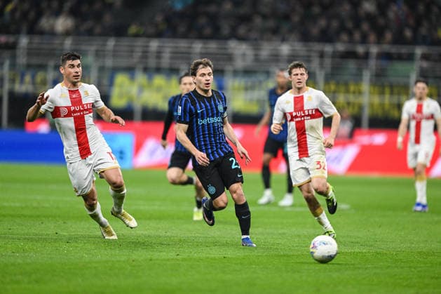 CALCIO - Serie A - Inter - FC Internazionale vs Genoa CFC Nicolo Barella of Inter FC in action during the Italian Serie A football match between Inter FC and Genoa Cfc serie A match on February 28th, 2026 at Giuseppe Meazza San Siro Siro stadium in Milan, Italy Milan Italy  Copyright: xIPAxSport ABACAx