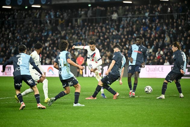 Le Havre Athletic Club v Paris Saint-Germain - Ligue 1 McDonald s 2025 2026 14 Desire DOUE (psg) during the Ligue 1 McDonald s match between Le Havre and Paris at Stade Oceane on February 28, 2026 in Le Havre, France. Le Havre France  Copyright: xFEPx 776348301