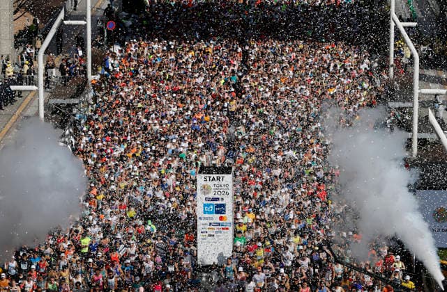March 1, 2026, Tokyo, Tokyo, Japan: Runners start the Tokyo Marathon 2026 at the Tokyo Metropolitan Government building in Tokyo, Japan, 01 March 2026. Some 39,000 runners participate in the Tokyo Marathon, one of the six races in the World Marathon Majors (WMM) Tokyo Japan - ZUMAz114 20260301_zih_z114_009 Copyright: xPOOLx