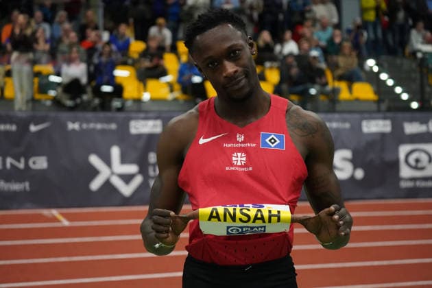 , Leichtathletik, Deutsche Leichtathletik-Hallenmeisterschaften 2026, Hallen DM 2026, 27-28.02.2026 Helmut -Körnig-Halle Dortmund Owen Ansah HSV *** , Athletics, German Athletics Indoor Championships 2026, Indoor DM 2026, 27 28 02 2026 Helmut Körnig Halle Dortmund Owen Ansah HSV