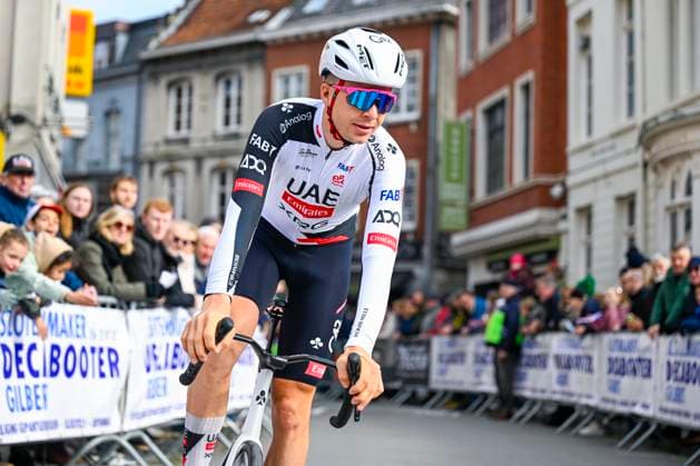 Kuurne Brussel Kuurne 2026 Cycling Race KUURNE, BELGIUM - MARCH 01 : Vermeersch Florian (BEL) of UAE Team Emirates XRG before the start of the race during the 78th edition of Kuurne Brussel Kuurne an UCI ProSeries 1.Pro one day cycling road race for Men Elite of 194km with start in Kortrijk and finish in Kuurne on March 1, 2026 in Kuurne, Belgium, 01 03 2026 ( Motordriver Kenny Verfaillie - Kuurne Belgium  Copyright: xTomasxSiskx