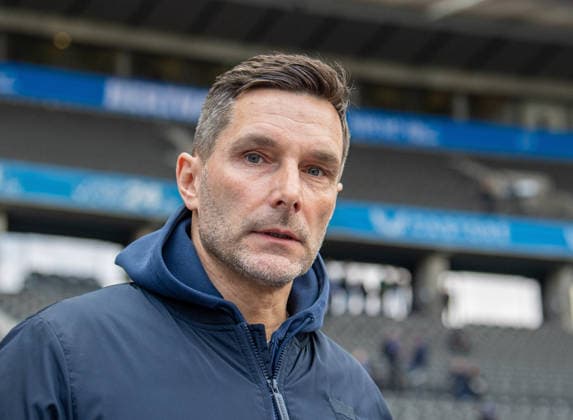 Fussball, Herren, Saison 2025 2026, 2. Bundesliga (24. Spieltag), Hertha BSC - 1. FC Nürnberg, Trainer Stefan Leitl (Hertha BSC), 01.03. 2026,