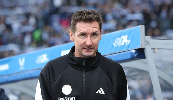 Trainer Miroslav Klose Portrait Porträt Einzelbild close up Fußball Fussball DFL 2. Bundesliga Herren 24. Spieltag Saison 2025 2026 01.03.2026 Hertha BSC Berlin vs. 1.FC Nürnberg FCN DFL regulations prohibit any use of photographs as image sequences and or quasi-video
