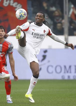 Milan Rafa Leao during the Serie A soccer match between Cremonese and Milan at the Giovanni Zini in Cremona, north west Italy - Domenica , 1 Marzo 2026. - Soccer .  Copyright: xAlbertoxMariani LaPressex