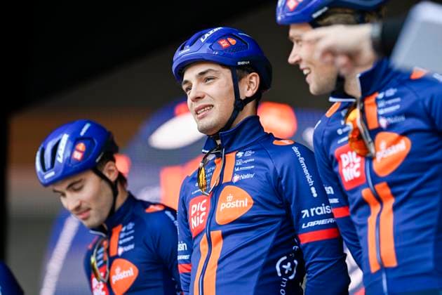 Kuurne Brussel Kuurne 2026 Cycling Race KUURNE, BELGIUM - MARCH 01 : Bittner Pavel (CZE) of Team Picnic PostNL pictured at the start of the 78th edition of Kuurne Brussel Kuurne an UCI ProSeries 1.Pro one day cycling road race for Men Elite of 194 km with start in Kortrijk and finish in Kuurne on March 1, 2026 in Kuurne, Belgium, 01 03 2026 ( Motordriver Kenny Verfaillie - Kuurne Belgium  Copyright: xNicoxVereeckenx