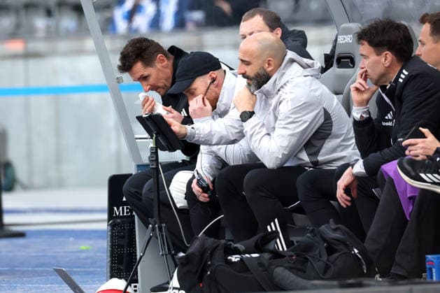 DEU, DFL, 2. FBL, Hertha BSC vs. 1.FC Nuernberg, 01.03.2026, Berliner Olympiastadion, Berlin, DEU, DFL, 2. FBL, Hertha BSC vs. 1.FC Nuernberg, im Bild Cheftrainer Miroslav Klose (1.FC Nuernberg) DFL - regulations prohibit any use of Photographs as image sequences and or quasi-video