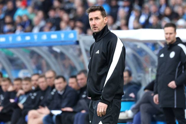 DEU, DFL, 2. FBL, Hertha BSC vs. 1.FC Nuernberg, 01.03.2026, Berliner Olympiastadion, Berlin, DEU, DFL, 2. FBL, Hertha BSC vs. 1.FC Nuernberg, im Bild Cheftrainer Miroslav Klose (1.FC Nuernberg) DFL - regulations prohibit any use of Photographs as image sequences and or quasi-video
