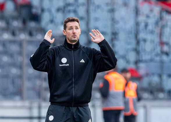 Fussball, Herren, Saison 2025 2026, 2. Bundesliga (24. Spieltag), Hertha BSC - 1. FC Nürnberg, Trainer Miroslav Klose (Nürnberg), 01.03. 2026,