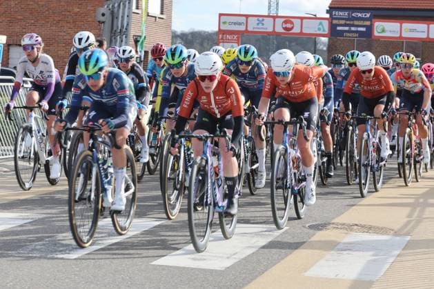 Fenix - Ekoï Omloop van het Hageland AARSCHOT TIELT - WINGE, Belgium 01 03 2026 Illustration picture of the peloton Pictured during the Fenix - Ekoï Omloop van het Hageland on 01 March 2026 ( Picture by Gianni Barbieux Photo News ). Gent Belgium  Copyright: xGiannixBarbieuxx