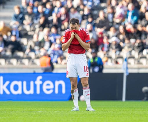 Fussball, Herren, Saison 2025 2026, 2. Bundesliga (24. Spieltag), Hertha BSC - 1. FC Nürnberg, Julian Justvan (Nürnberg), 01.03. 2026,