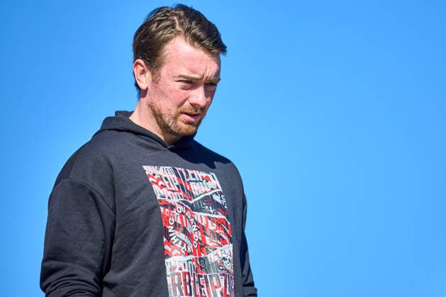 01.03.2026, GER, Frauenfußball, Testspiel, 2025 2026, RB Leipzig - FC Ingolstadt Jonas Stephan (Cheftrainer, RB Leipzig), Portrait, vorm Spiel Leipzig Trainingszentrum der Roten Bulle Sachsen Deutschland