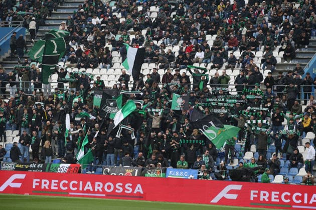Sassuolo™s supporters during the Serie A soccer match between Sassuolo and Atalanta at the Mapei Stadium Citta™ del Tricolore in Reggio Emilia - sunday , March 1, 2026. - Soccer .  Copyright: xGiannixSantandrea LaPressex