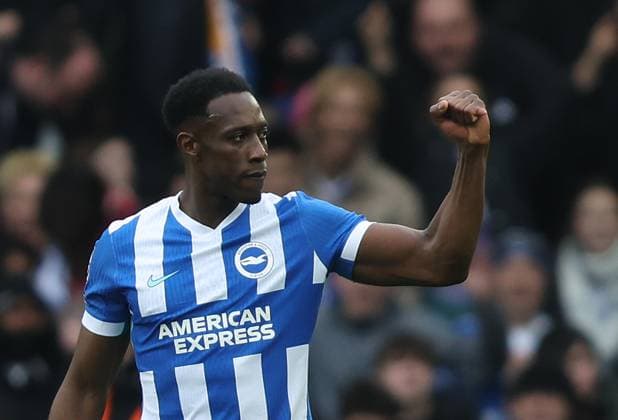 Premier League - Brighton & Hove Albion FC v Nottingham Forest FC LONDON, ENGLAND, MARCH 1: GOAL 2-1, Danny Welbeck of Brighton & Hove Albion goal celebration after scoring a goal to make the score 2-1 during the match between Brighton and& Hove Albion FC and Nottingham Forest FC in the Premier League at the AMEX Community Stadium in Brighton, England, on March 1. (Photo by Daniel Weir) Brighton AMEX Community Stadium England Copyright: xDanielxWeir SportsxPressxPhotox SPPA_Brighton_Nottingham_Forest_010326_DW18