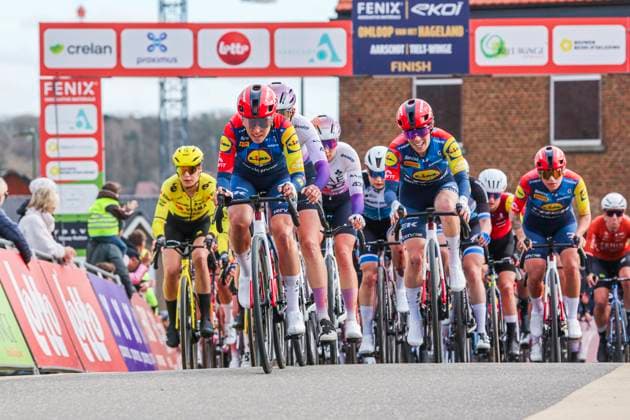 Fenix - Ekoï Omloop van het Hageland AARSCHOT TIELT - WINGE, Belgium 01 03 2026 Illustration picture of the peloton Pictured during the Fenix - Ekoï Omloop van het Hageland on 01 March 2026 ( Picture by Gianni Barbieux Photo News ). Gent Belgium  Copyright: xGiannixBarbieuxx