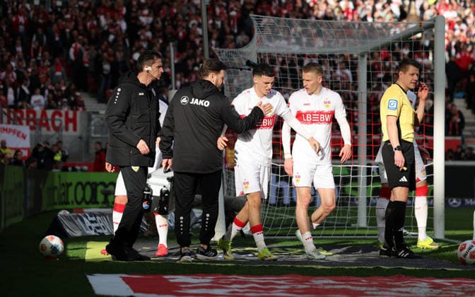 01.03.26 VfB Stuttgart - VfL Wolfsburg Deutschland, Stuttgart, 01.03.2026, Fussball, Bundesliga, Saison 2025 2026, VfB Stuttgart - VfL Wolfsburg: Bilal El Khannouss (VfB Stuttgart).