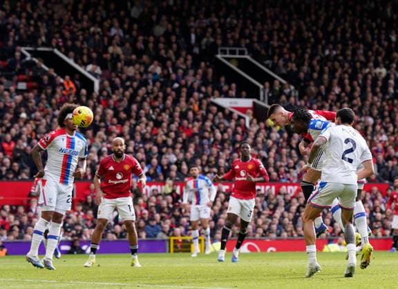 Manchester, England, 1st March 2026. Benjamin Sesko of Manchester United, ManU scores the second goal during the Manchester United vs Crystal Palace Premier League match at Old Trafford, Manchester. Picture credit should read: Andrew Yates Sportimage EDITORIAL USE ONLY. No use with unauthorised audio, video, data, fixture lists, club league logos or live services. Online in-match use limited to 120 images, no video emulation. No use in betting, games or single club league player publications. SPI_054_AY_Man_Utd_Palace SPI-4566-0052