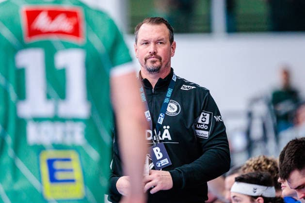 Misha Kaufmann (TVB Stuttgart, Trainer) GER, GWD Minden vs. TVB Stuttgart, Handball, 1. Bundesliga, 23. Spieltag, Spielzeit 2025 2026, 01.03.2026 GER, GWD Minden vs. TVB Stuttgart, Handball, 1. Bundesliga, 23. Spieltag, Spielzeit 2025 2026, 01.03.2026 Minden Copyright: xEibner-Pressefoto JanxRollingerx EP_JSK
