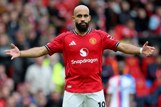 Manchester United, ManU v Crystal Palace - Premier League Bryan Mbeumo of Manchester United reacts during the Premier League match between Manchester United and Crystal Palace at Old Trafford on March 1, 2026 in Manchester, England. WARNING! This Photograph May Only Be Used For Newspaper And Or Magazine Editorial Purposes. May Not Be Used For Publications Involving 1 player, 1 Club Or 1 Competition Without Written Authorisation From Football DataCo Ltd. For Any Queries, Please Contact Football DataCo Ltd on +44 (0) 207 864 9121 Manchester Old Trafford England United Kingdom Copyright: xAllstarxPicturexLibraryxLtdx