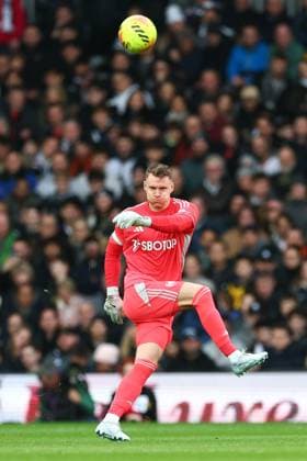 Bernd Leno of Fulham Fulham v Tottenham Hotspur, Premier League, Football, Craven Cottage, London, UK - 01 Mar 2026London Craven Cottage United Kingdom EDITORIAL USE ONLY No use with unauthorised audio, video, data, fixture lists, club league logos or live services. Online in-match use limited to 120 images, no video emulation. No use in betting, games or single club league player publications. Copyright: xSimonxDael Shutterstockx 16708827bp