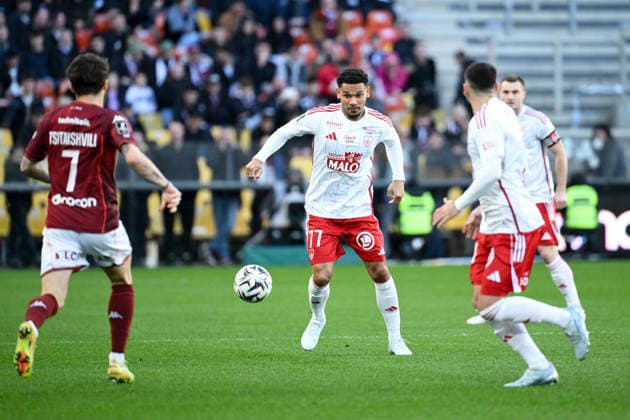 FC Metz v Stade Brestois 29 - Ligue 1 McDonald s 2025 2026 77 Kenny LALA (sb29) during the Ligue 1 McDonald s match between Metz and Brest on March 1, 2026 at Stade Saint-Symphorien in Metz, France. Metz France  Copyright: xFEPx 776465511