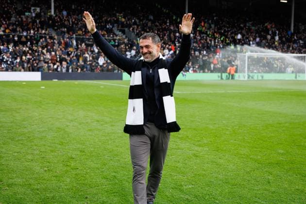 Former Fulham player Giorgos Karagounis is introduced to the crowd at half time Fulham v Tottenham Hotspur, Premier League, Football, Craven Cottage, London, UK - 01 Mar 2026London Craven Cottage United Kingdom EDITORIAL USE ONLY No use with unauthorised audio, video, data, fixture lists, club league logos or live services. Online in-match use limited to 120 images, no video emulation. No use in betting, games or single club league player publications. Copyright: xSimonxDael Shutterstockx 16708827ef
