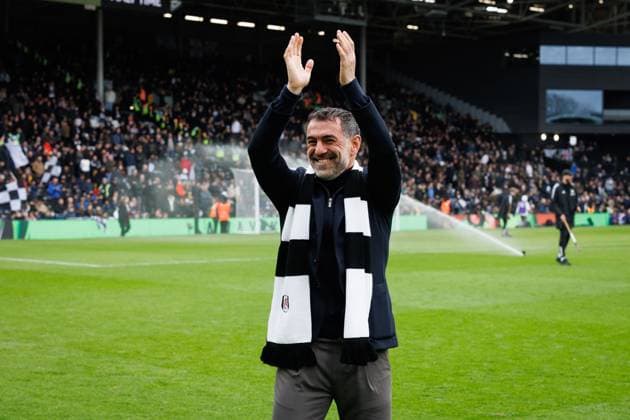 Former Fulham player Giorgos Karagounis is introduced to the crowd at half time Fulham v Tottenham Hotspur, Premier League, Football, Craven Cottage, London, UK - 01 Mar 2026London Craven Cottage United Kingdom EDITORIAL USE ONLY No use with unauthorised audio, video, data, fixture lists, club league logos or live services. Online in-match use limited to 120 images, no video emulation. No use in betting, games or single club league player publications. Copyright: xSimonxDael Shutterstockx 16708827ea